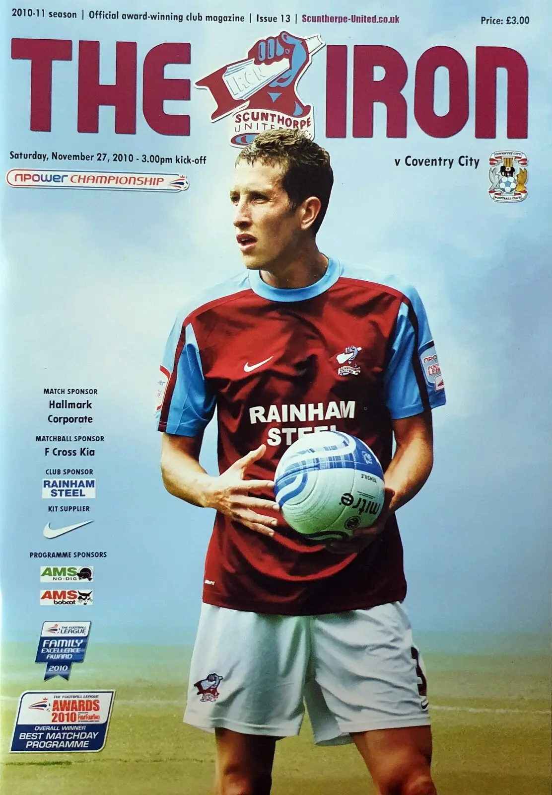 Scunthorpe United vs. Coventry City (November 27, 2010)