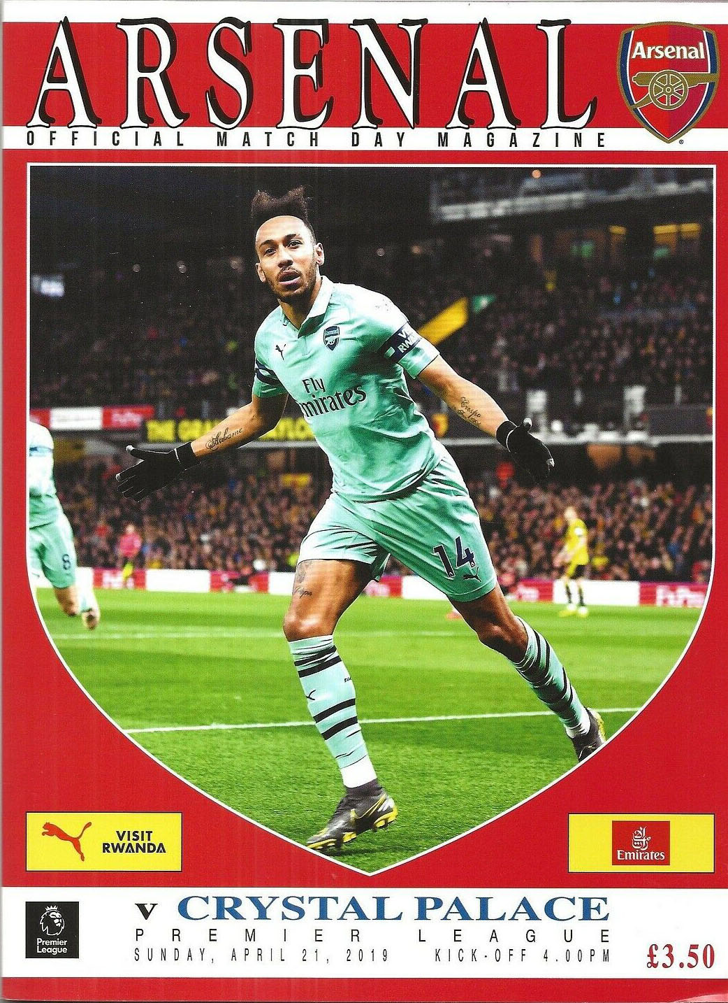 Arsenal vs. Crystal Palace (April 21, 2019)