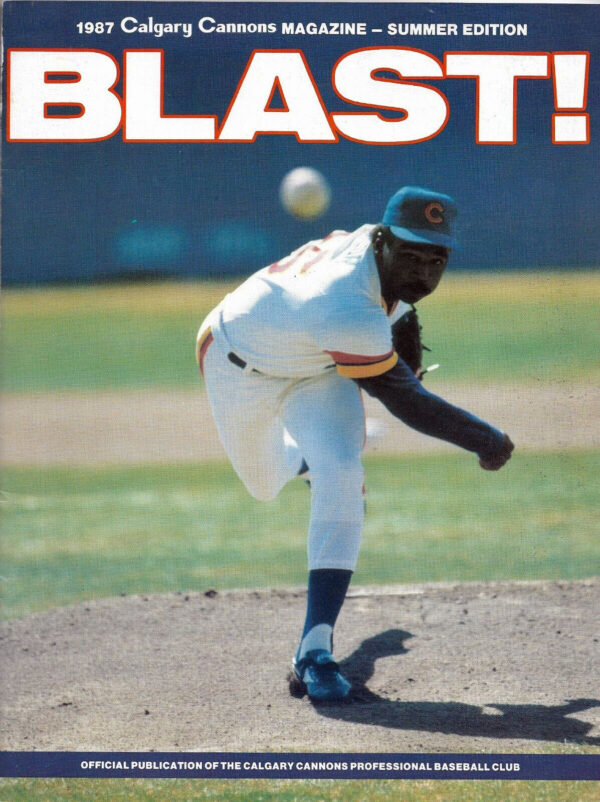 1987 Calgary Cannons program