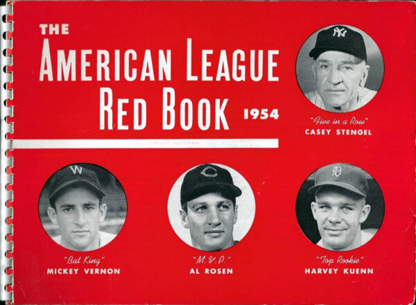 1954 American League Red Book