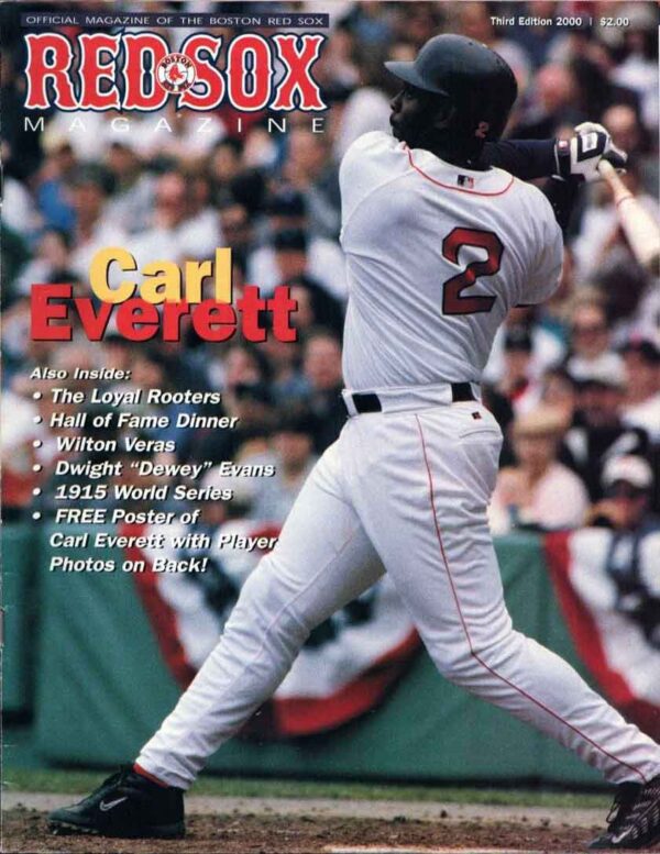 2000 Boston Red Sox program