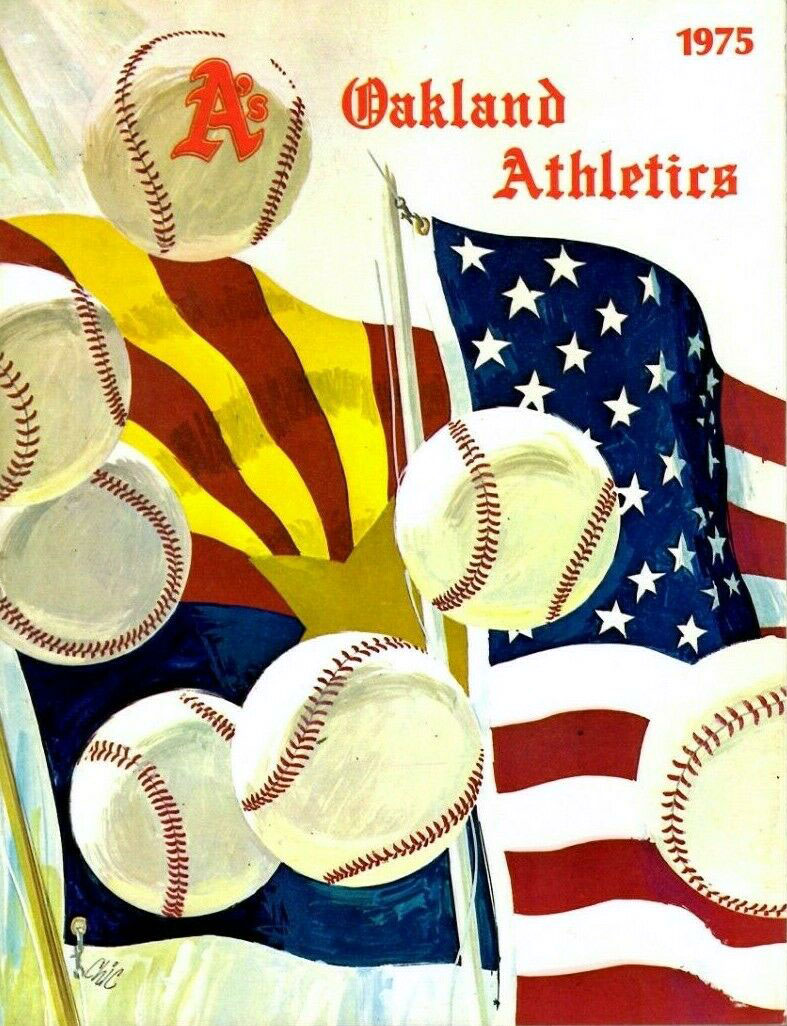 1975 Oakland Athletics spring training program