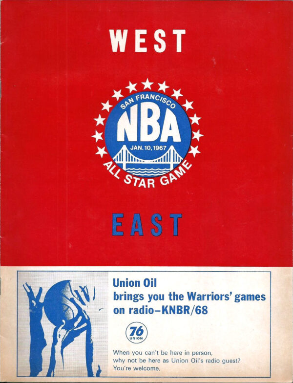 1967 NBA All-Star Game program