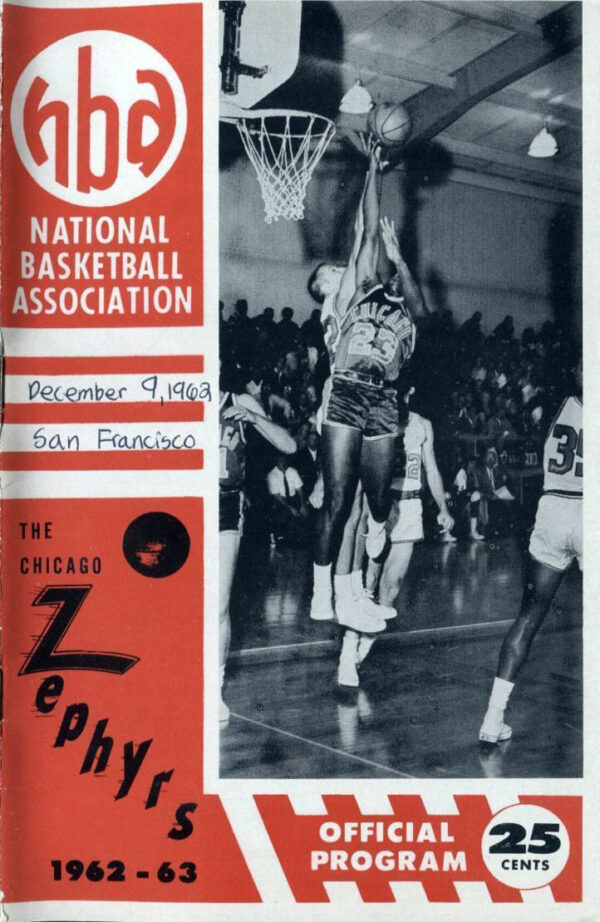 1962-63 Chicago Zephyrs program