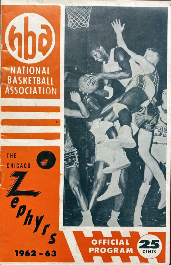 1962-63 Chicago Zephyrs program