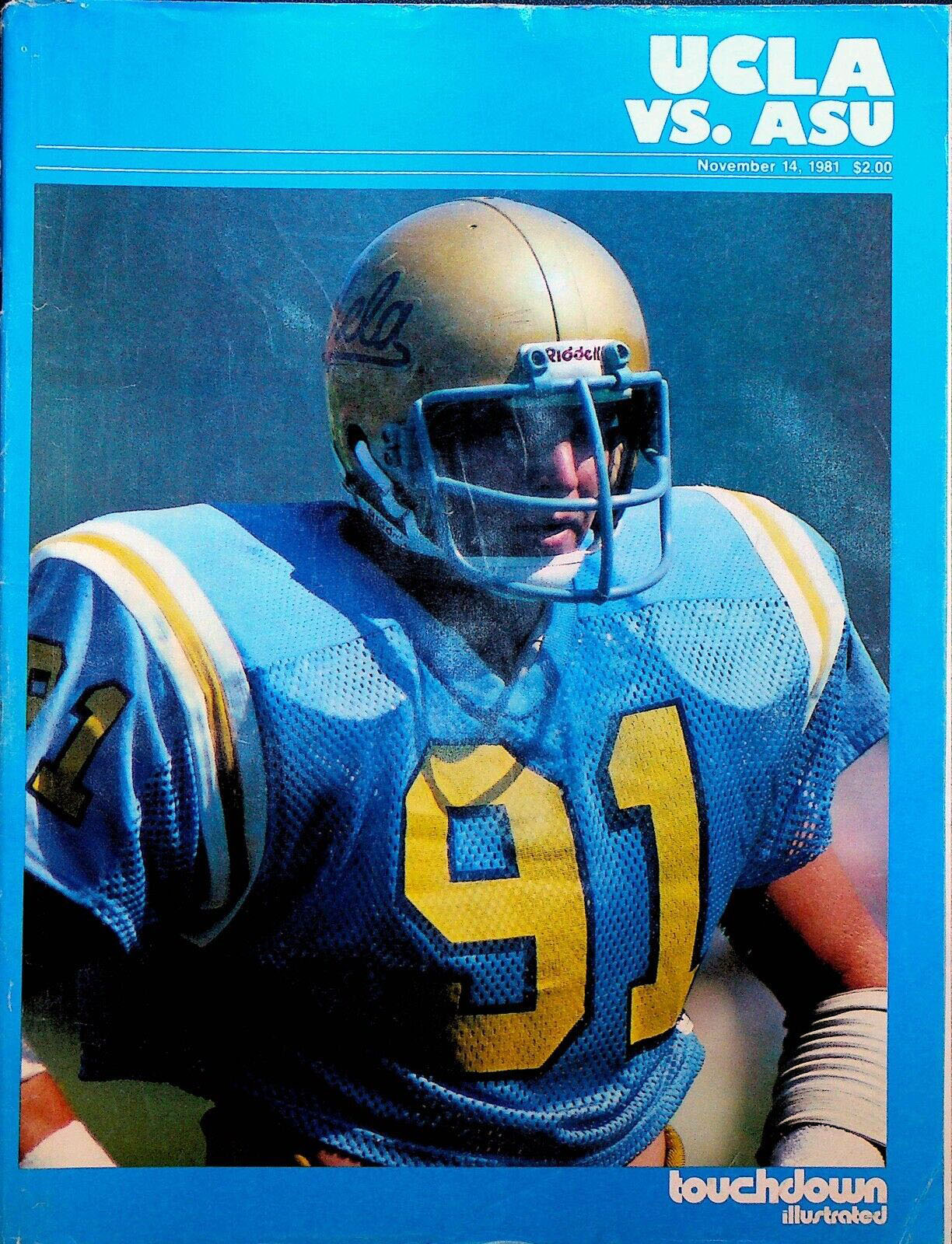 UCLA Bruins vs. Arizona State Sun Devils (November 14, 1981)