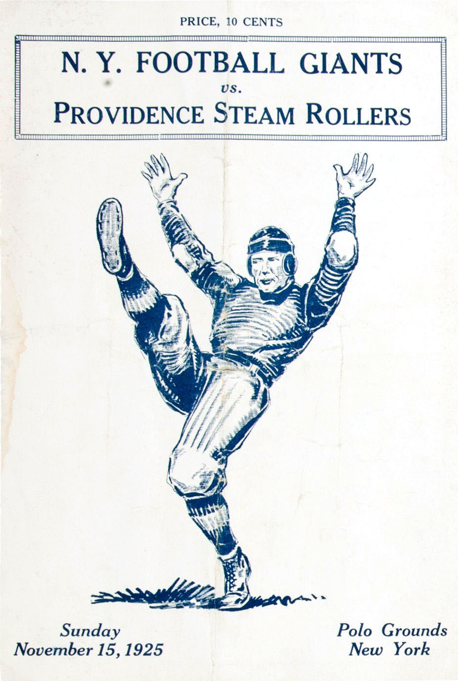 New York Giants vs. Providence Steam Rollers (November 15, 1925)