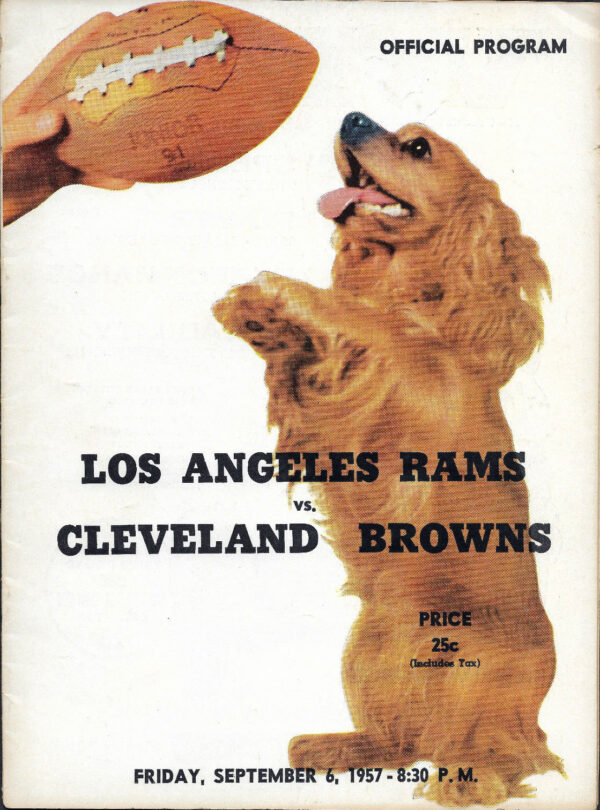 Los Angeles Rams vs. Cleveland Browns (September 6, 1957)