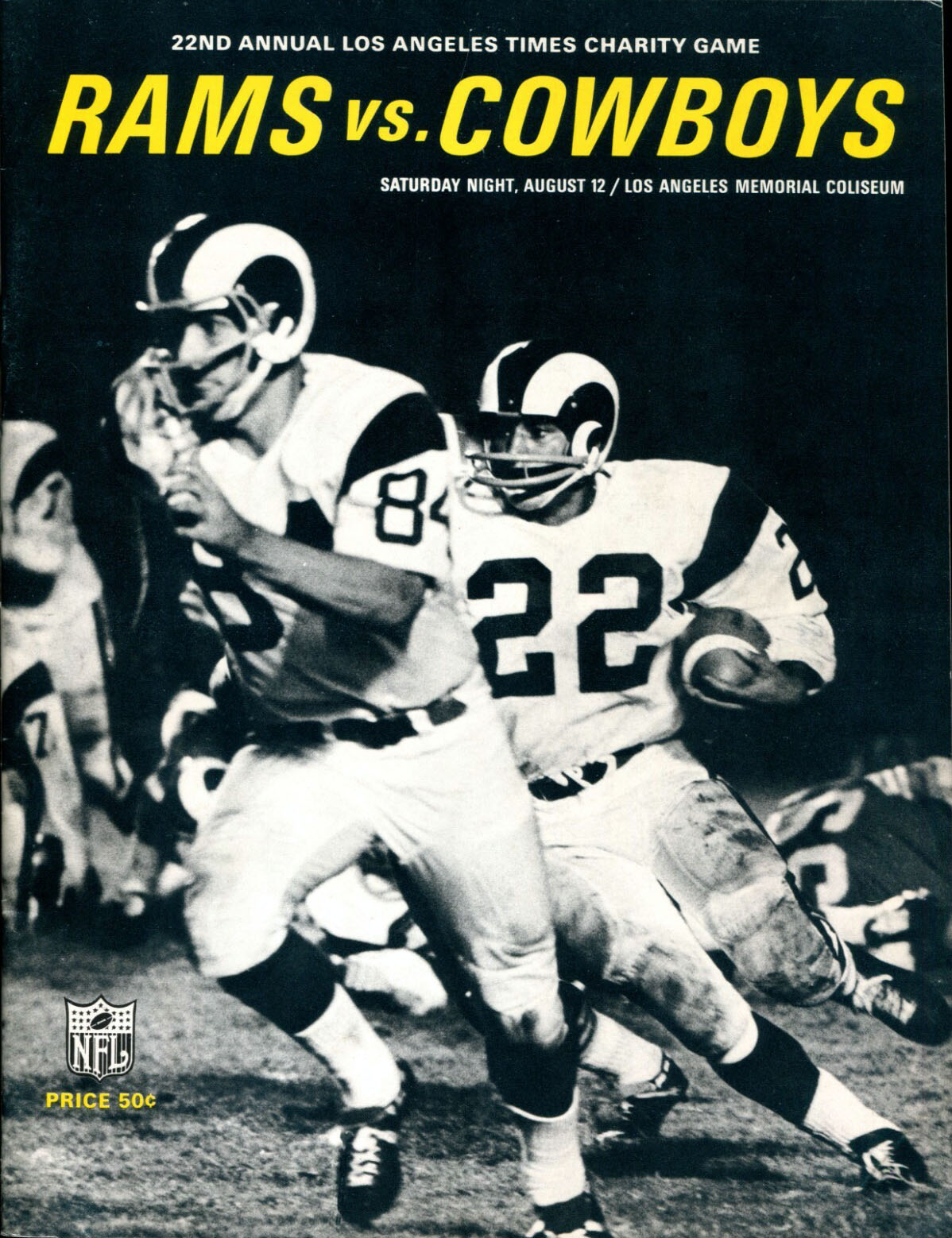 Los Angeles Rams vs. Dallas Cowboys (August 12, 1967)