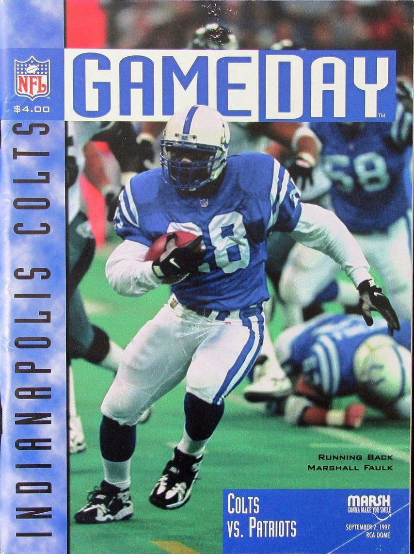 Indianapolis Colts vs. New England Patriots (September 7, 1997)