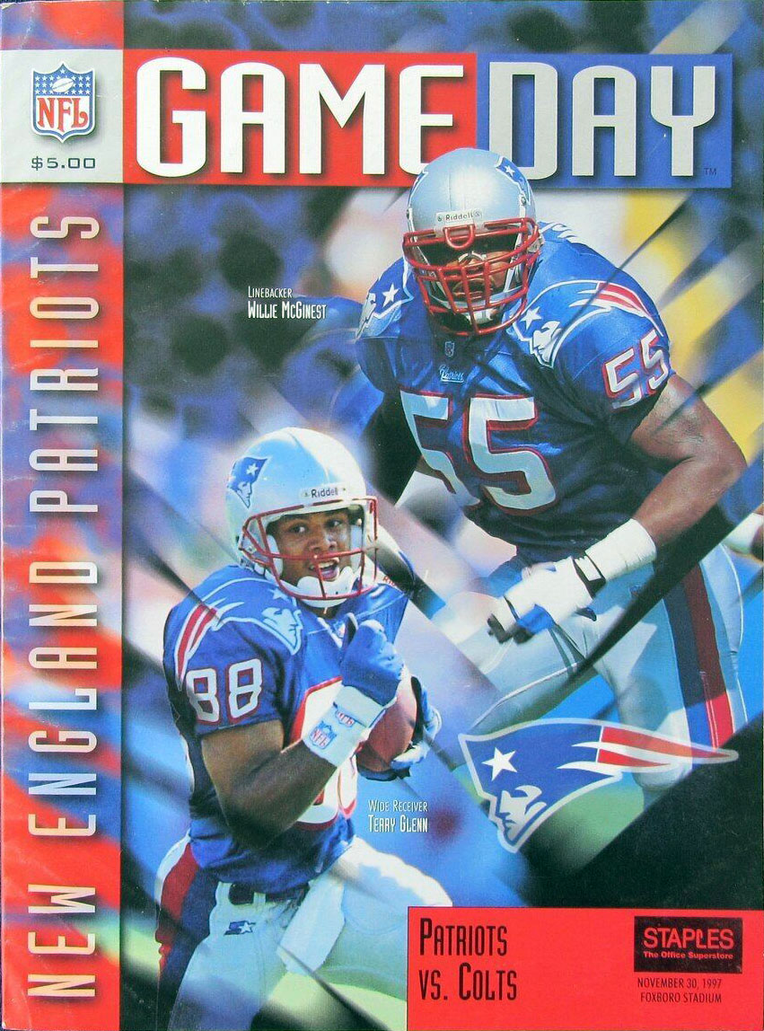 New England Patriots vs. Indianapolis Colts (November 30, 1997)