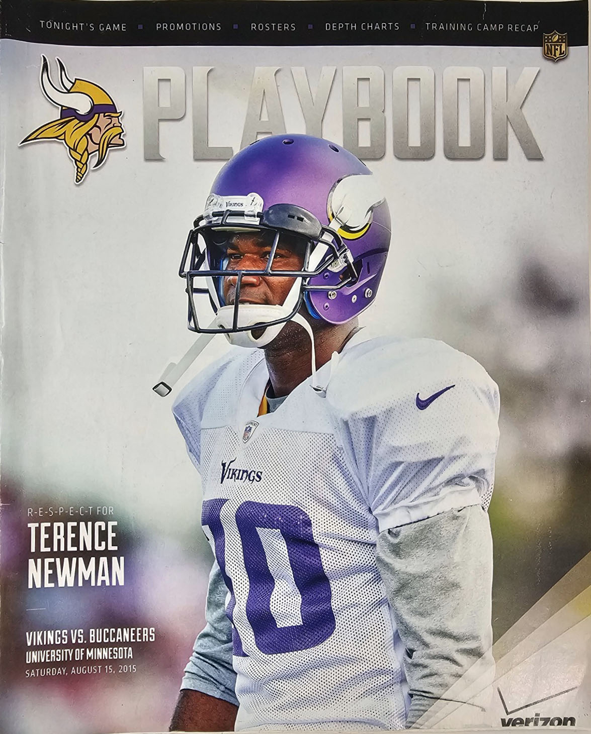 Minnesota Vikings vs. Tampa Bay Buccaneers (August 15, 2015)