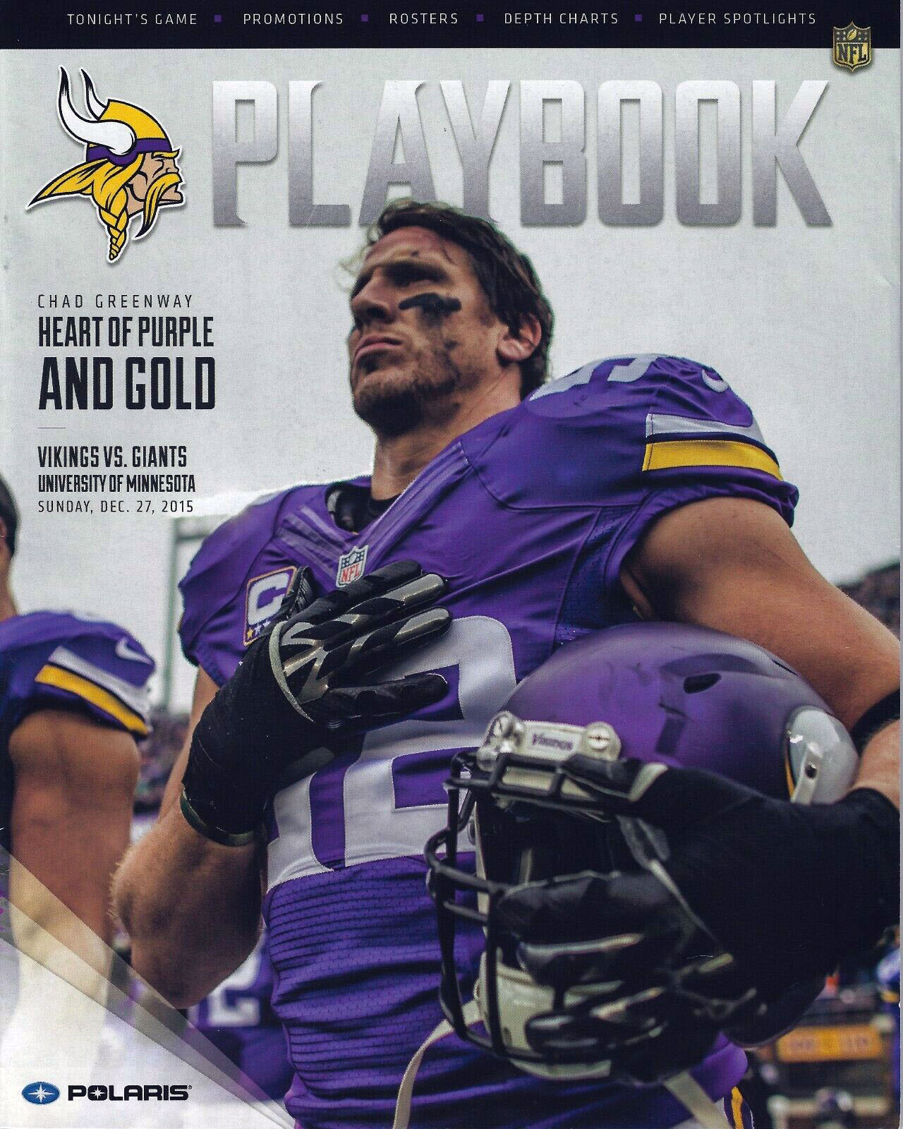 Minnesota Vikings vs. New York Giants (December 27, 2015)