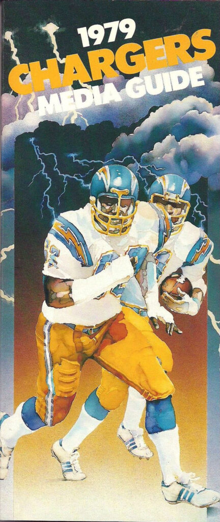 1979 San Diego Chargers media guide