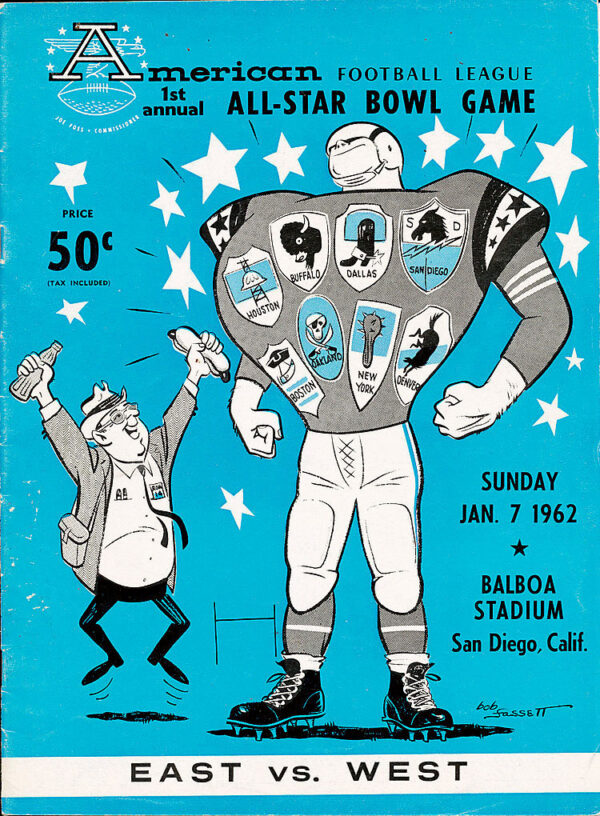 1962 AFL All-Star Game program