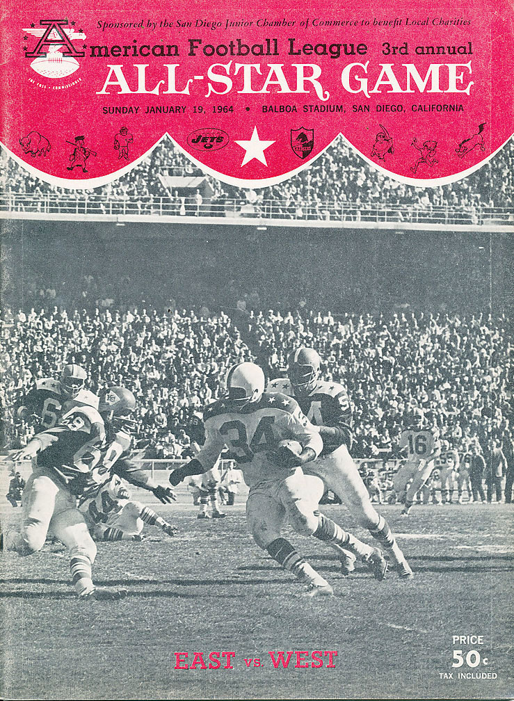1964 AFL All-Star Game program