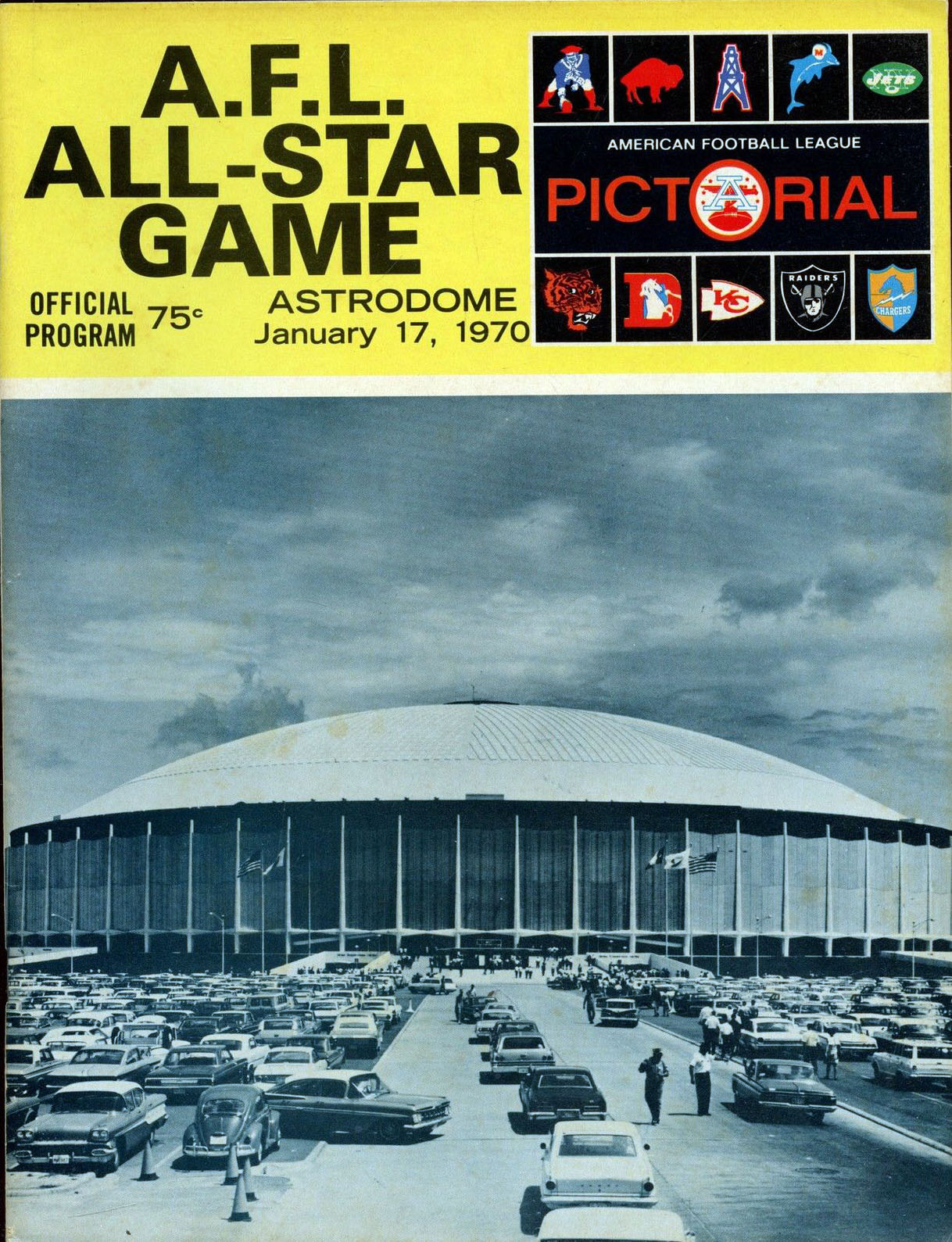 1970 AFL All-Star Game program