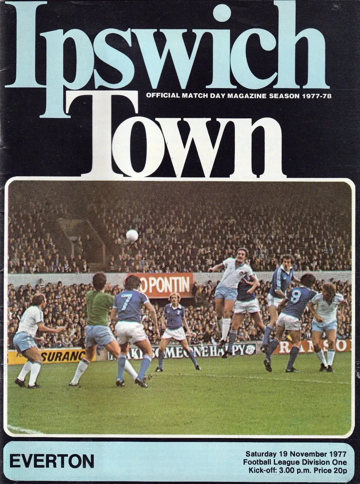 Ipswich Town vs. Everton (November 19, 1977)