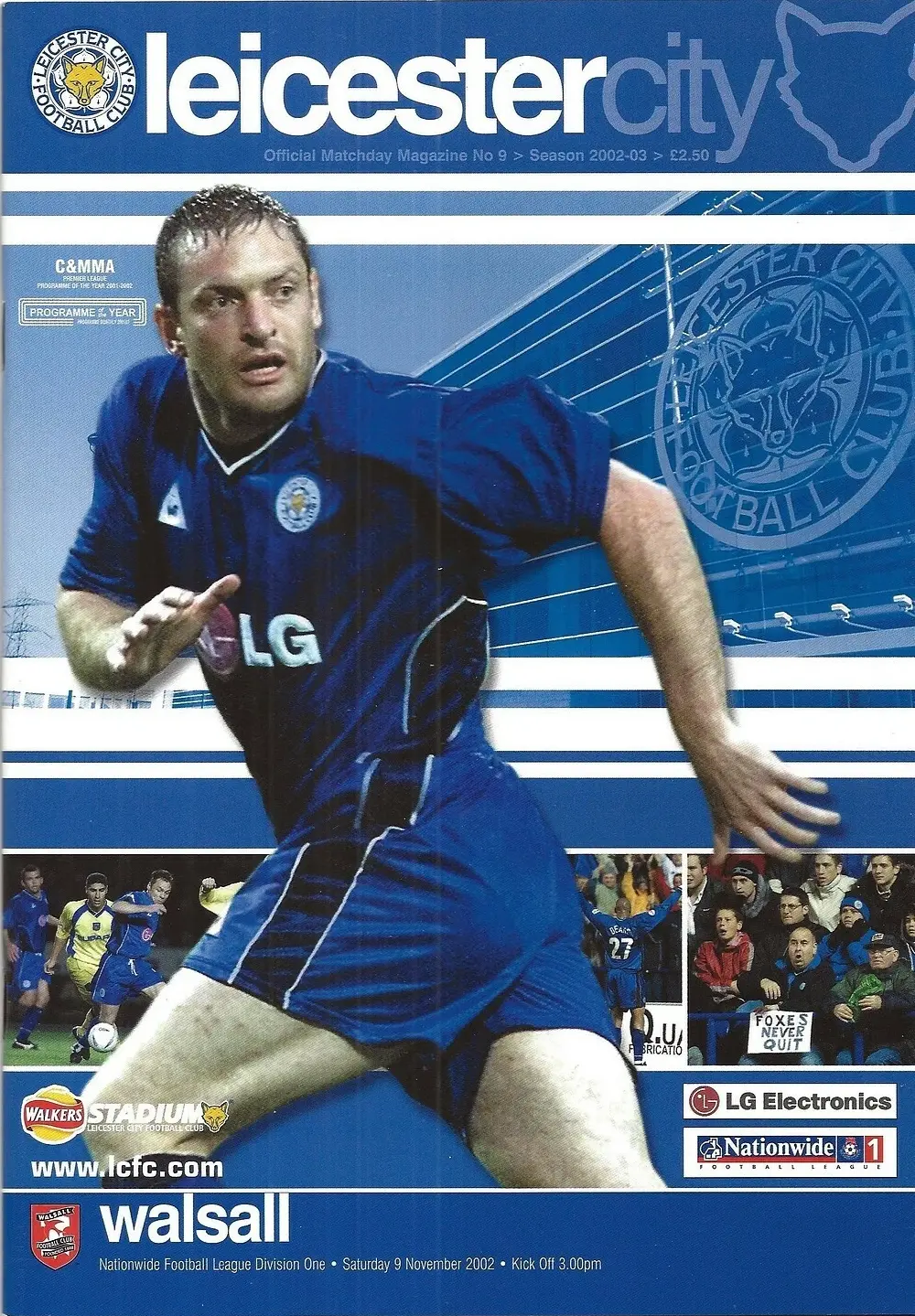 Leicester City vs. Walsall (November 9, 2002)