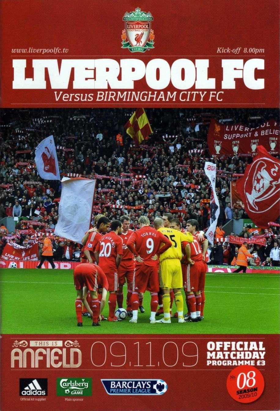 Liverpool vs. Birmingham City (November 9, 2009)