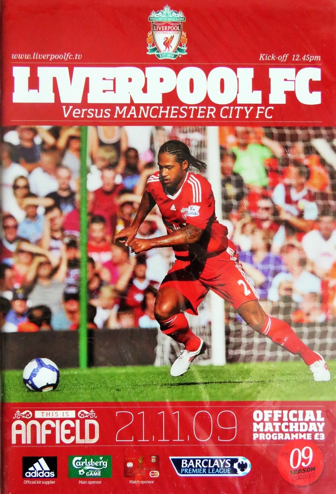 Liverpool vs. Manchester City (November 21, 2009)