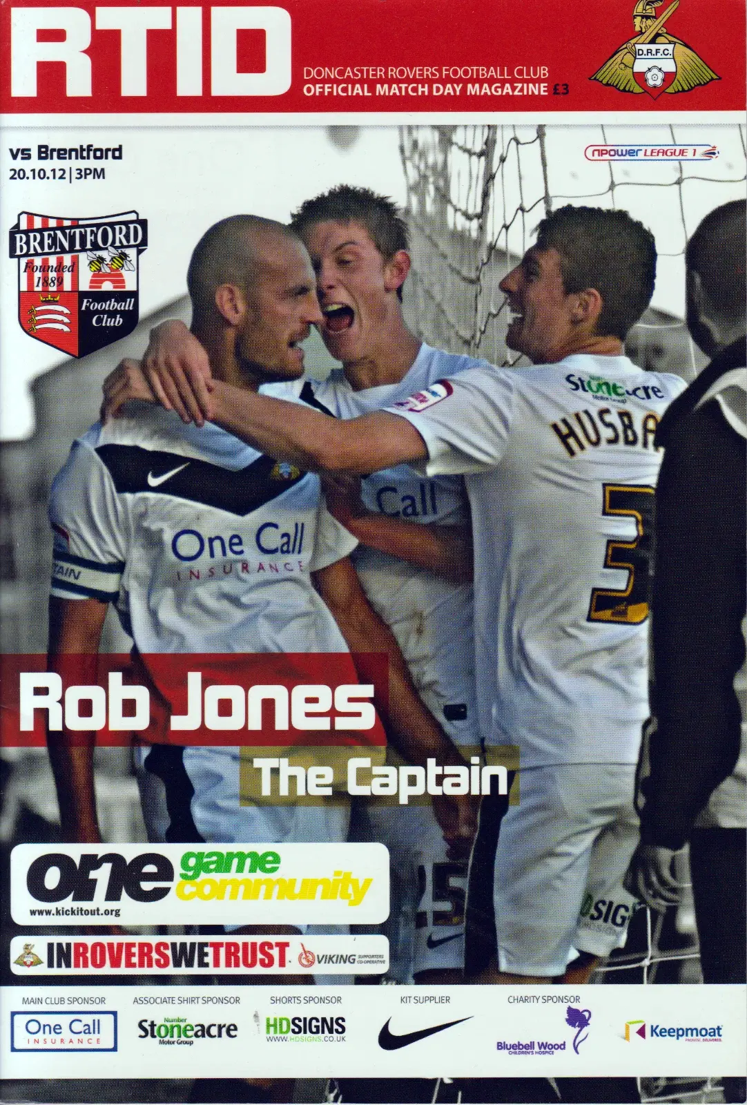Doncaster Rovers vs. Brentford (October 20, 2012)