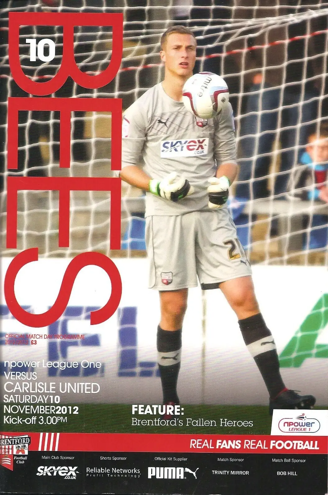 Brentford vs. Carlisle United (November 10, 2012)