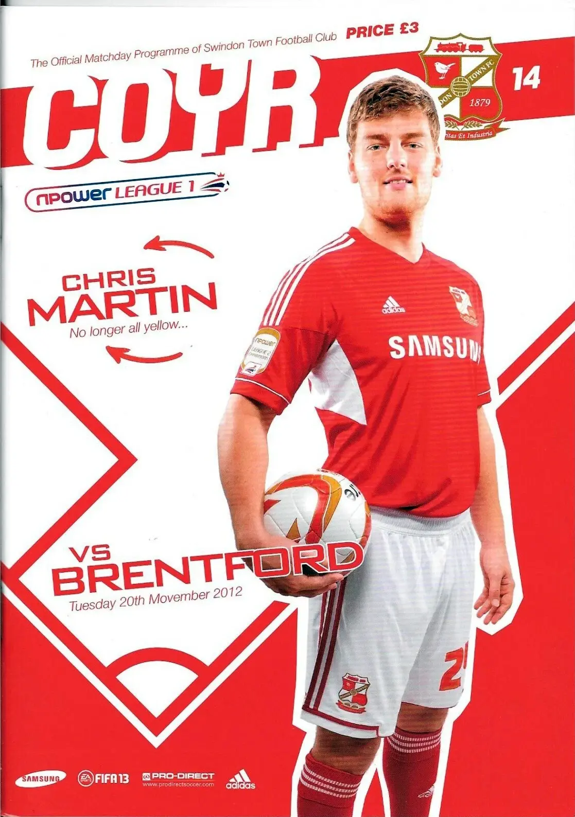 Swindon Town vs. Brentford (November 20, 2012)