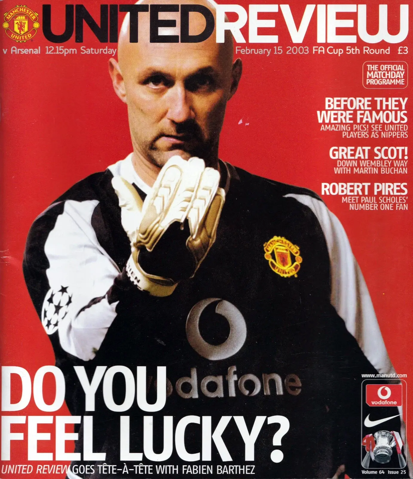 Arsenal vs. Manchester United (February 15, 2003)