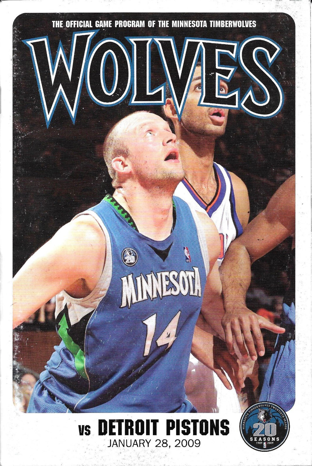 2008-09 Minnesota Timberwolves program