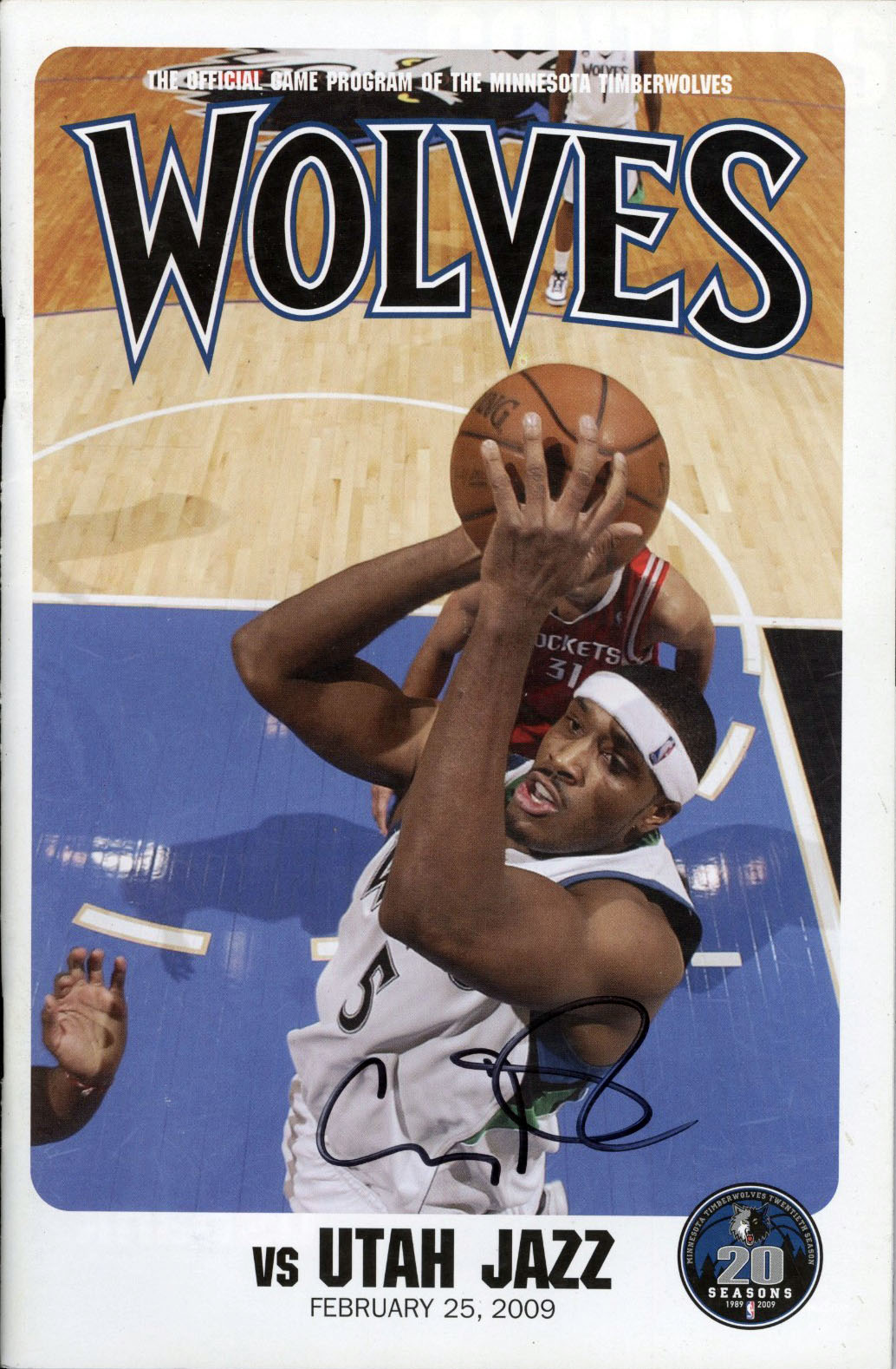 2008-09 Minnesota Timberwolves program