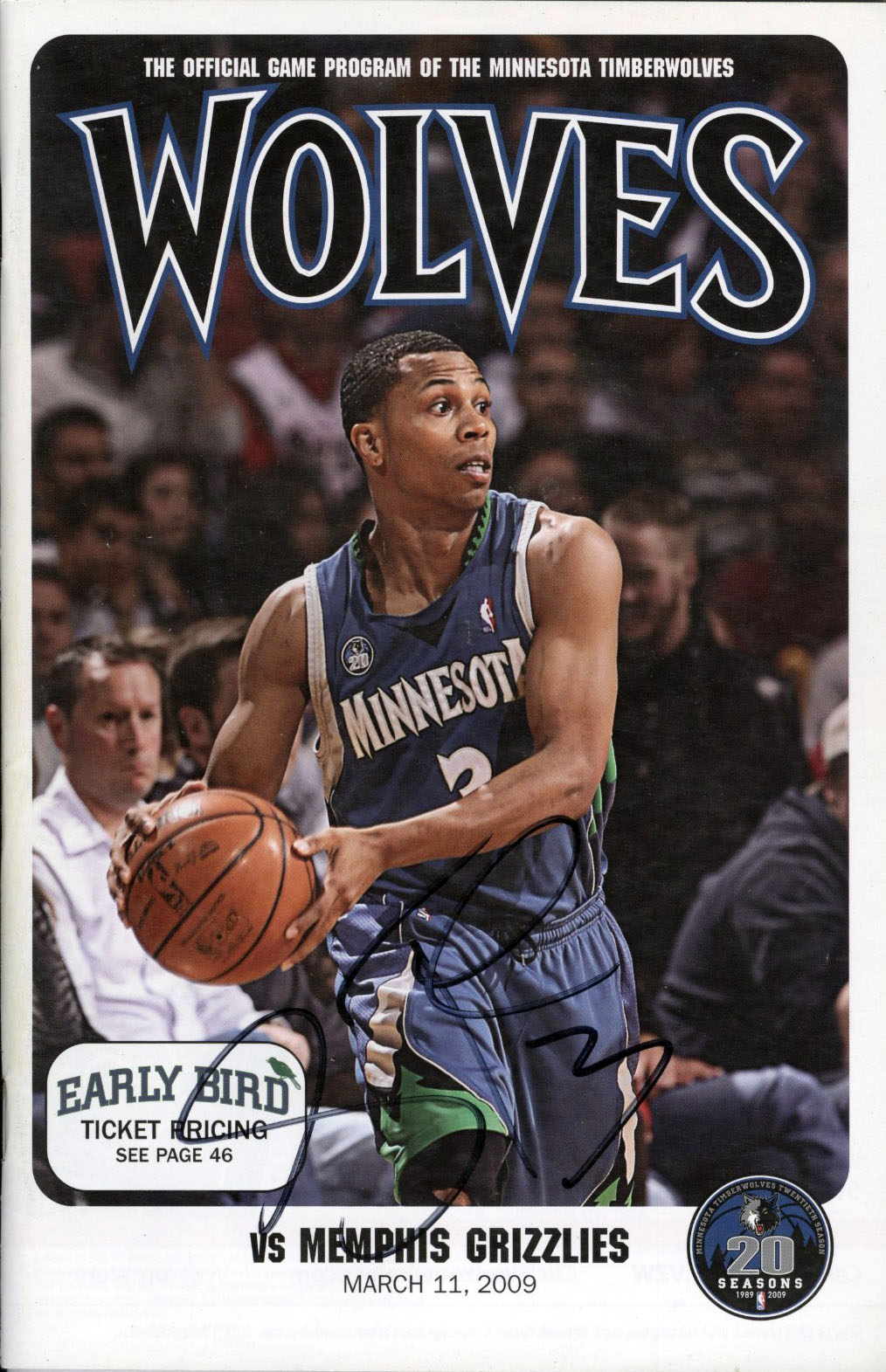 2008-09 Minnesota Timberwolves program
