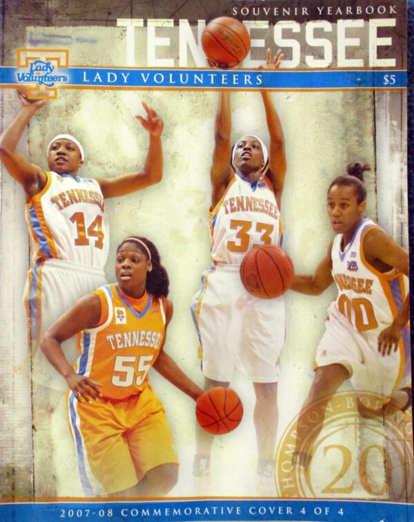 2007-08 Tennessee Lady Volunteers basketball yearbook