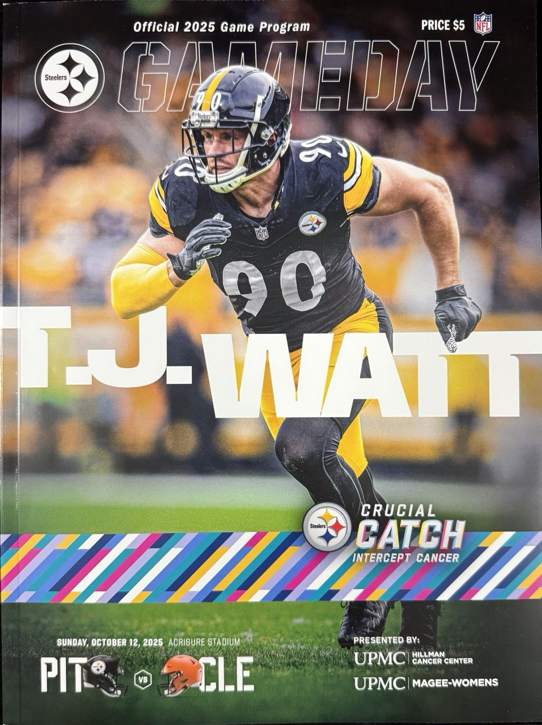 Pittsburgh Steelers vs. Cleveland Browns (October 12, 2025)