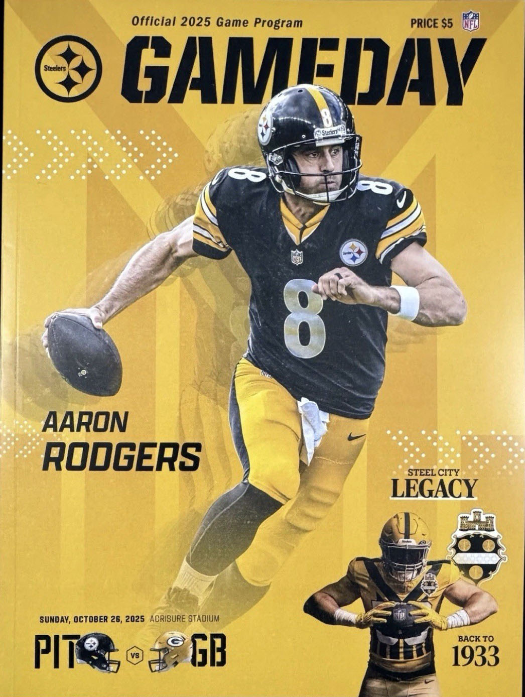 Pittsburgh Steelers vs. Green Bay Packers (October 26, 2025)