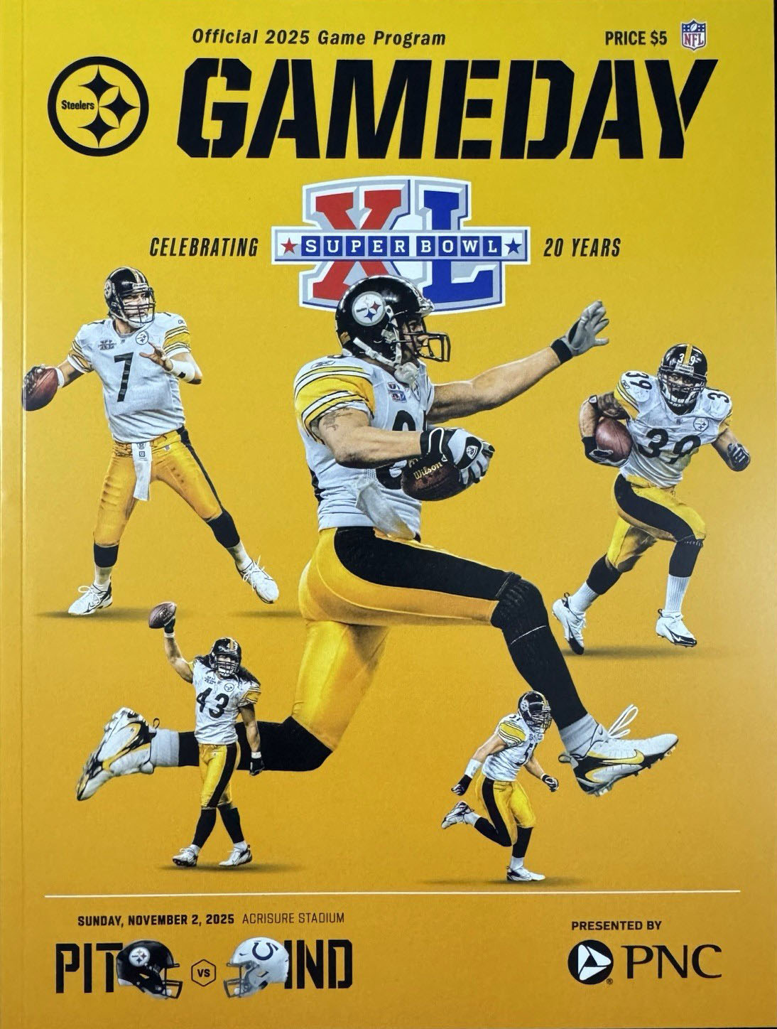 Pittsburgh Steelers vs. Indianapolis Colts (November 2, 2025)