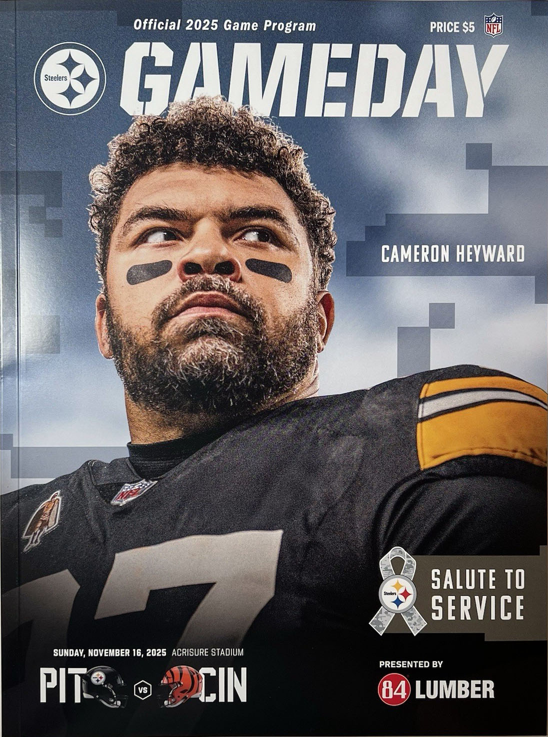 Pittsburgh Steelers vs. Cincinnati Bengals (November 16, 2025)