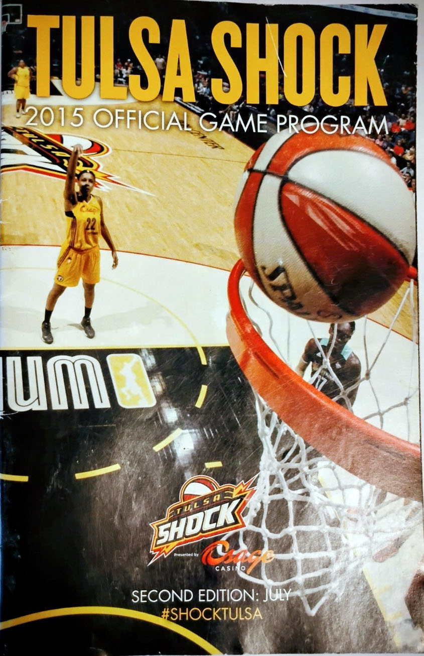 2015 Tulsa Shock program