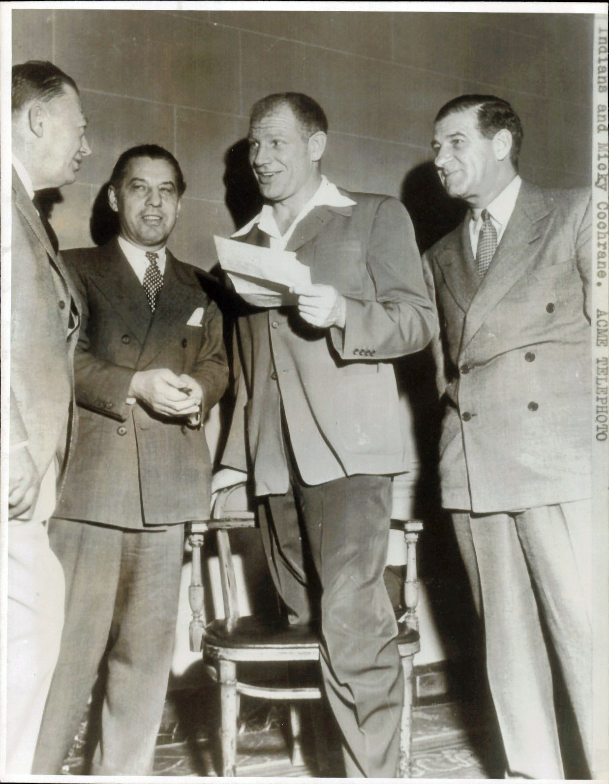 1946 MLB Manager Press Photo