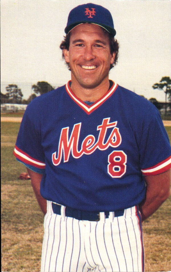1986 New York Mets Postcard - Gary Carter