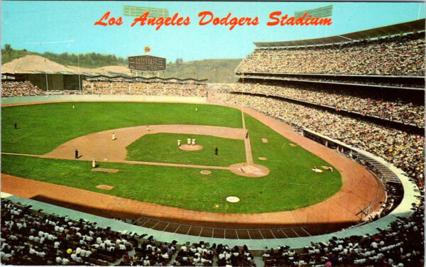 Dodger Stadium Postcard