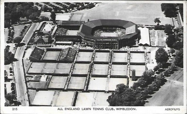 All England Lawn Tennis and Croquet Club postcard