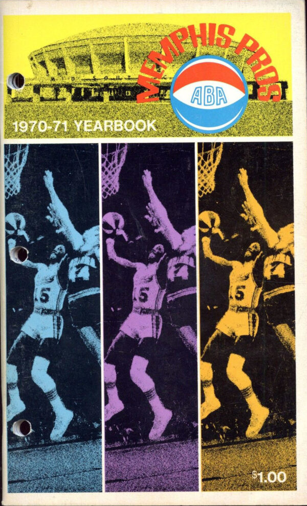 1970-71 Memphis Pros media guide