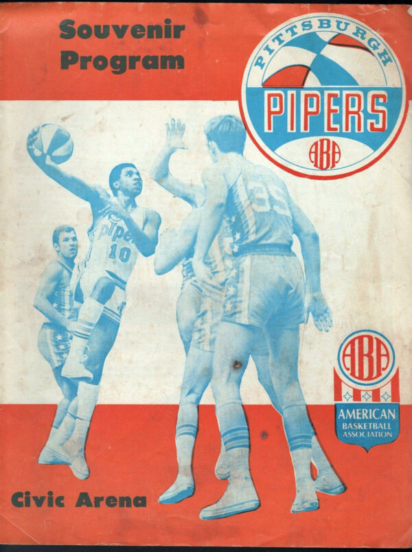 1969-70 Pittsburgh Pipers program