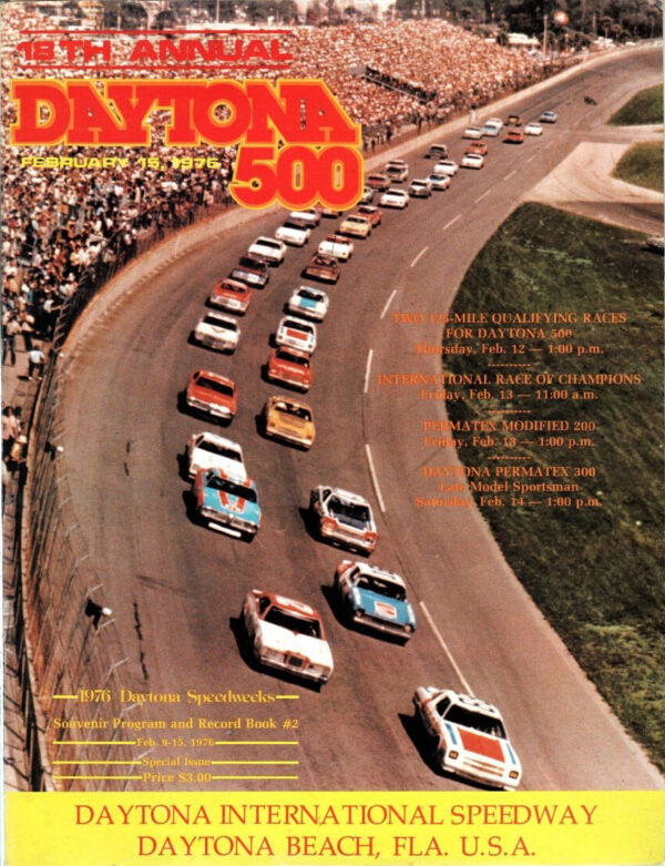 1976 Daytona 500 program