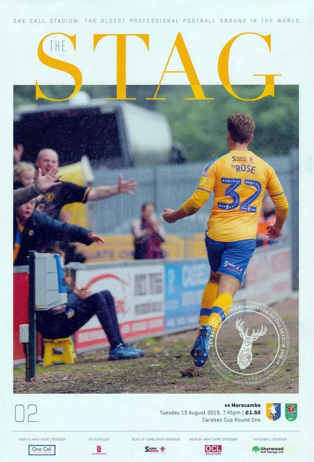 Mansfield Town vs. Morecambe (August 13, 2019)