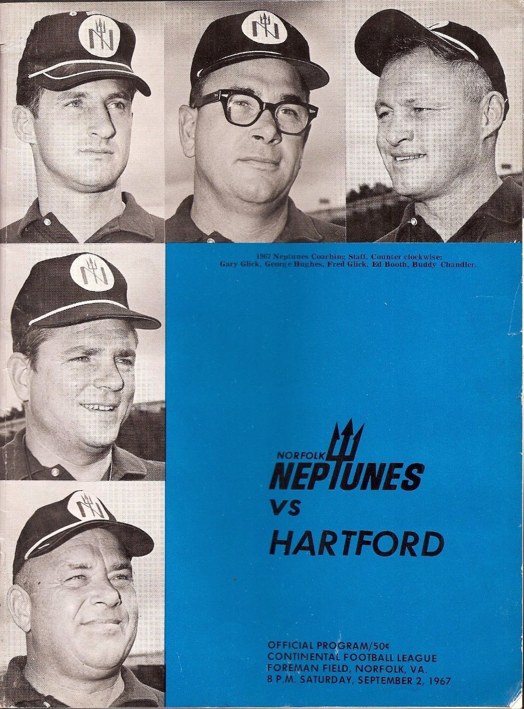 Norfolk Neptunes vs. Hartford Charter Oaks (September 2, 1967)