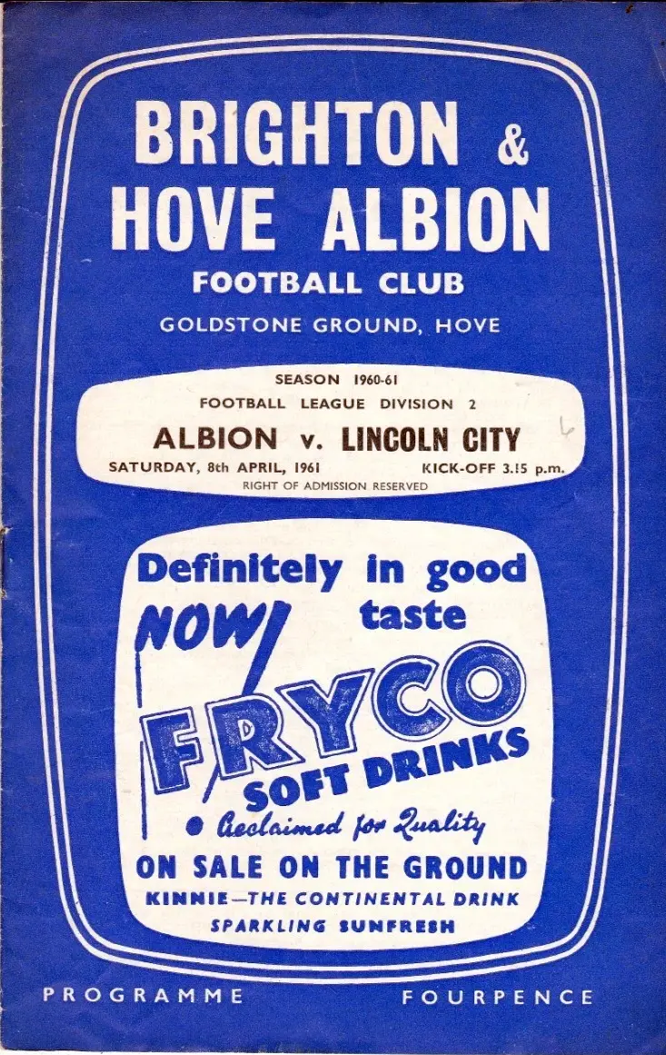 Brighton & Hove Albion vs. Lincoln City (April 8, 1961)
