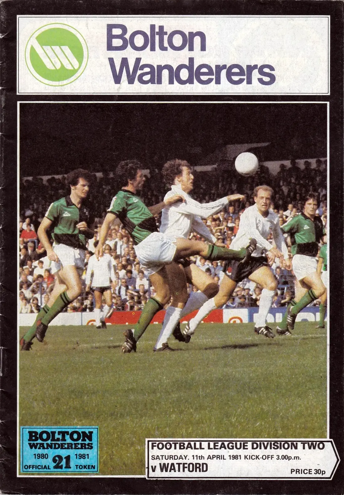Bolton Wanderers vs. Watford (April 11, 1981)