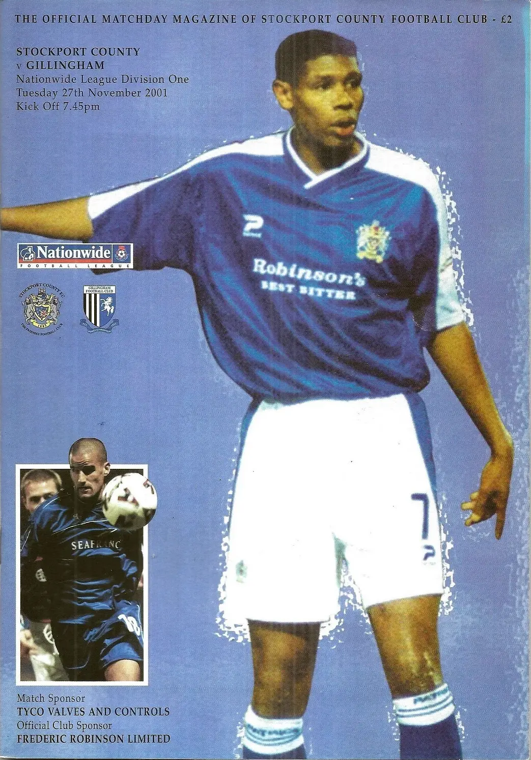 Stockport County vs. Gillingham (November 27, 2001)